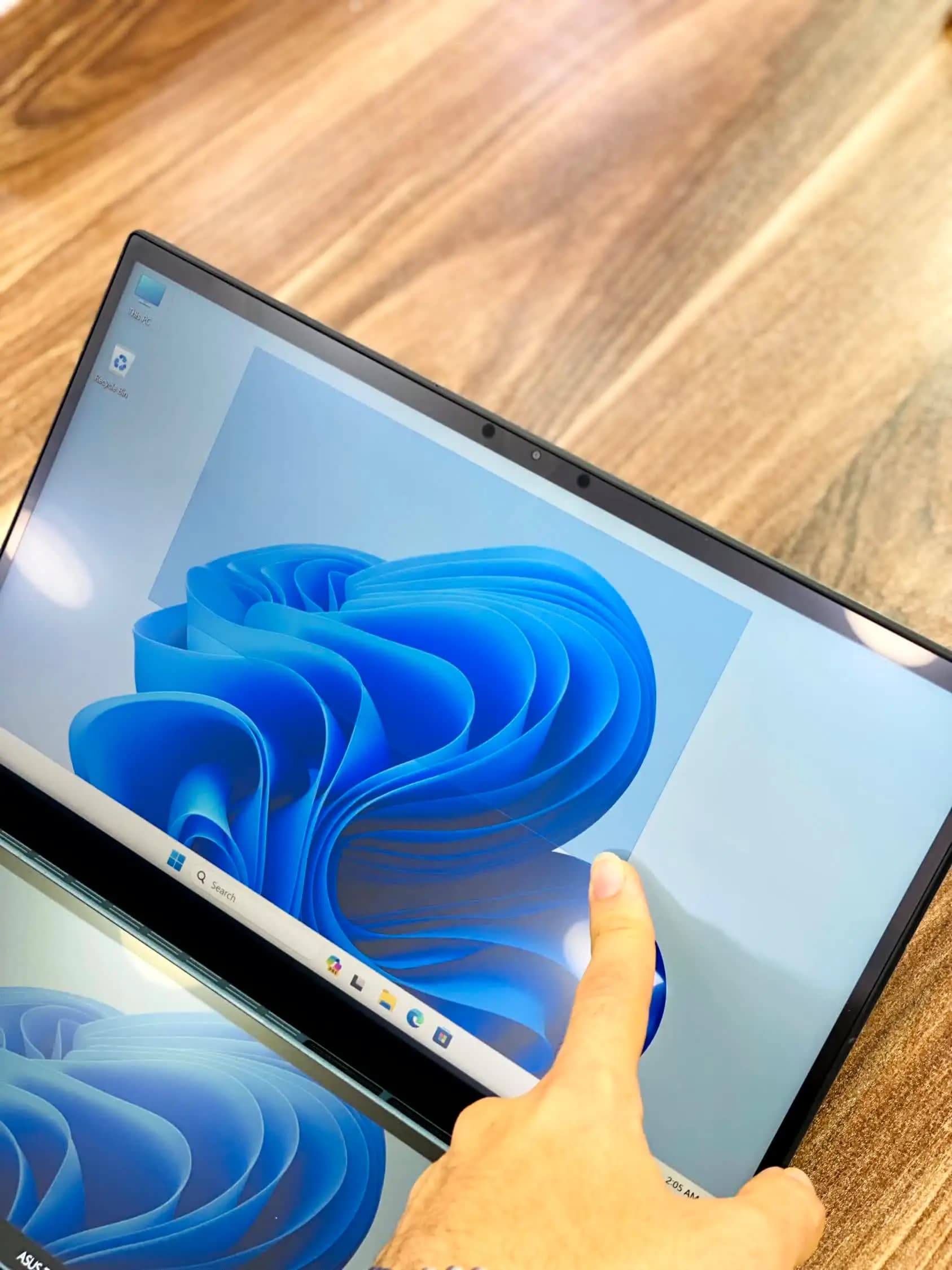 لپ تاپ Asus Zenbook ux482ear سی پی یو i7 دو صفحه نمایش لمسی — تصویر ۱۱