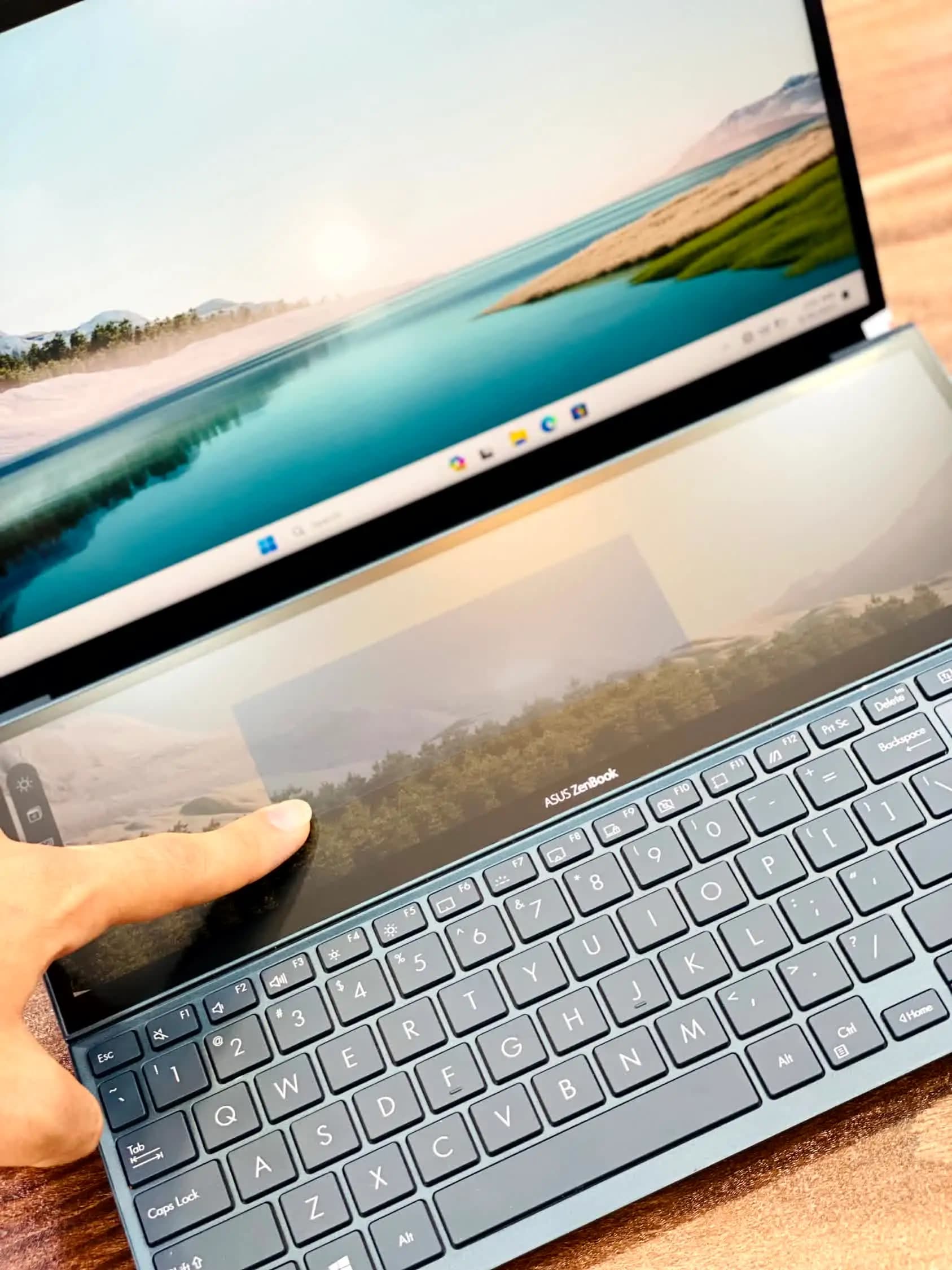 لپ تاپ ایسوس zenbook ux482ear سی پی یو i5 دو صفحه نمایش — تصویر ۵