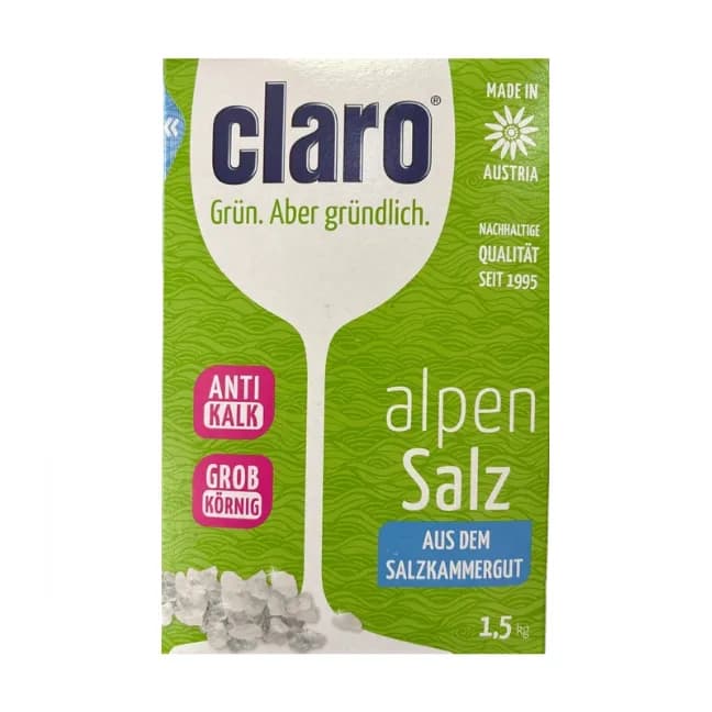 نمک ماشین ظرفشویی کلارو Claro ۱.۵ کیلویی