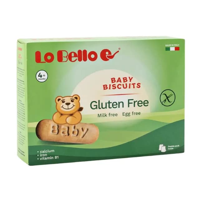 بیسکویت بدون گلوتن لوبلو LoBello از ۶ ماهگی 250 گرم — تصویر ۲