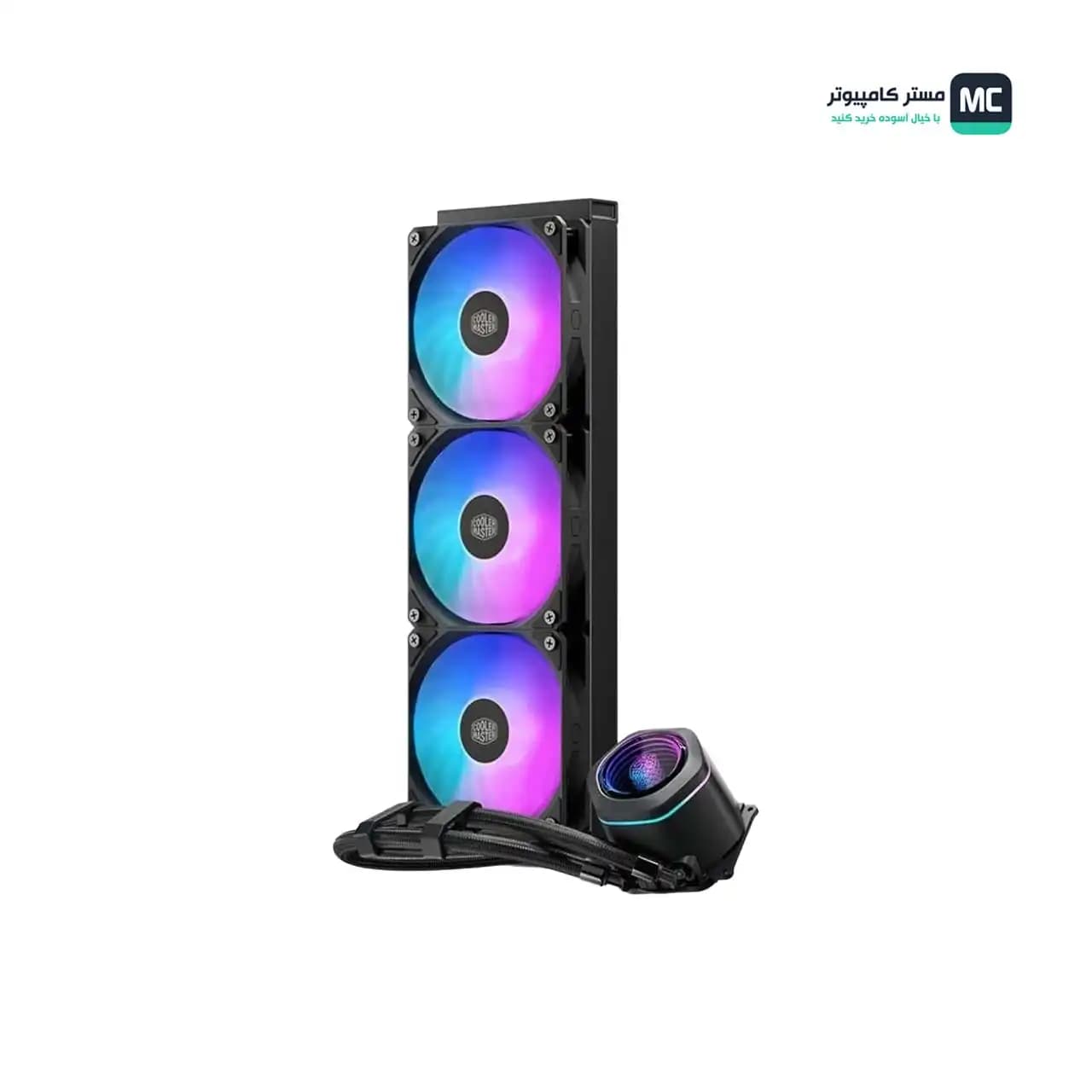 خنک کننده مایع کولر مستر MASTERLIQUID CORE NEX BLACK — تصویر ۲