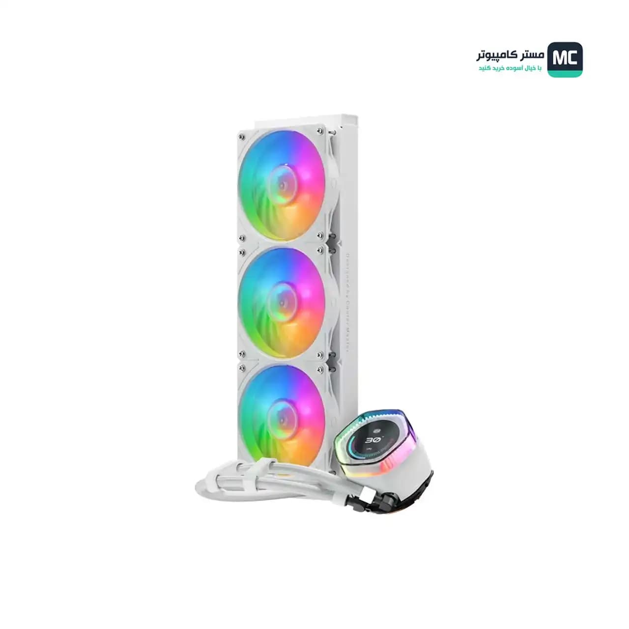 خنک کننده مایع کولر مستر MASTERLIQUID 360 ION WHITE — تصویر ۷
