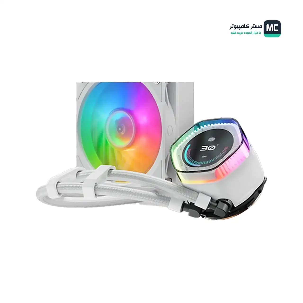 خنک کننده مایع کولر مستر MASTERLIQUID 360 ION WHITE — تصویر ۵