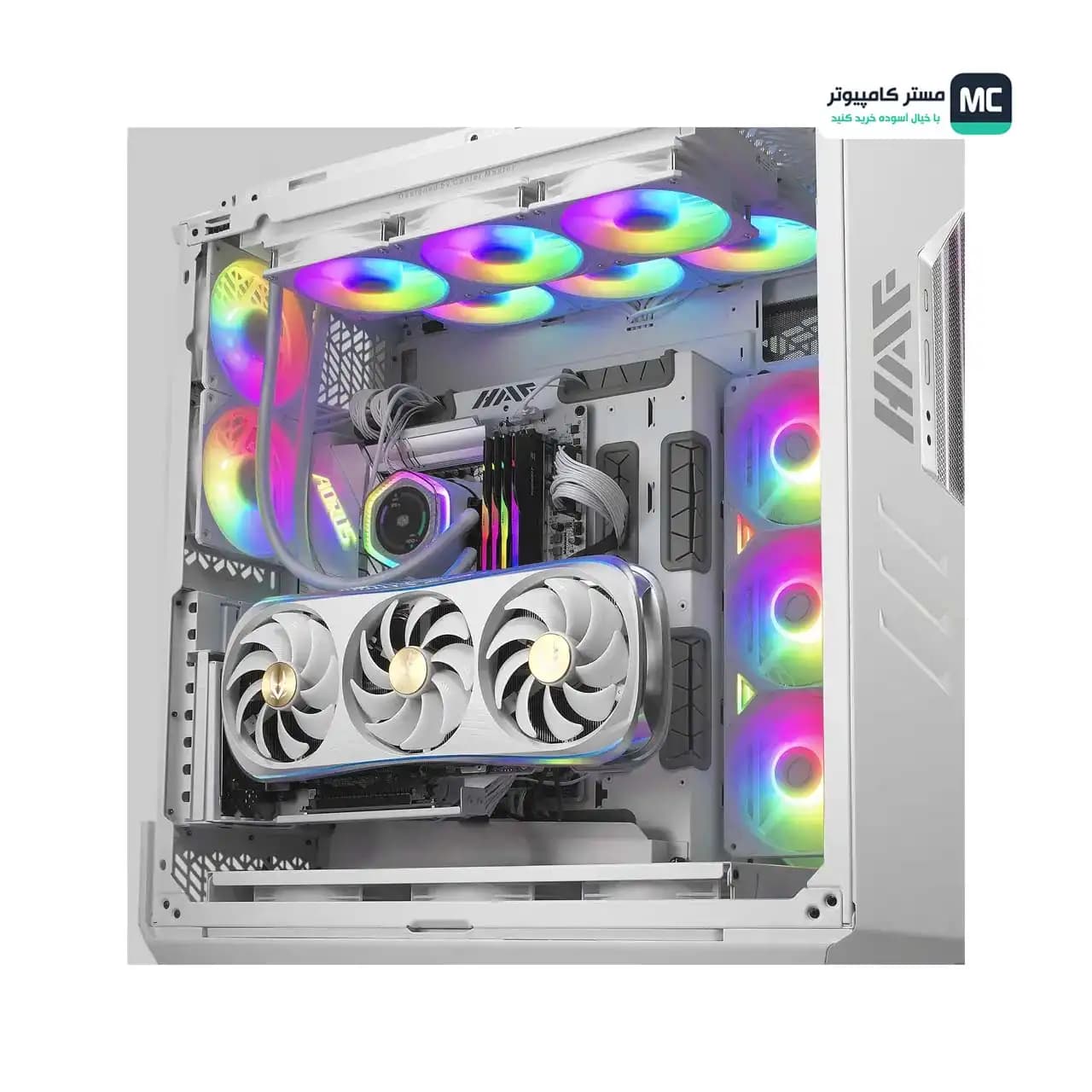 خنک کننده مایع کولر مستر MASTERLIQUID 360 ION WHITE — تصویر ۴