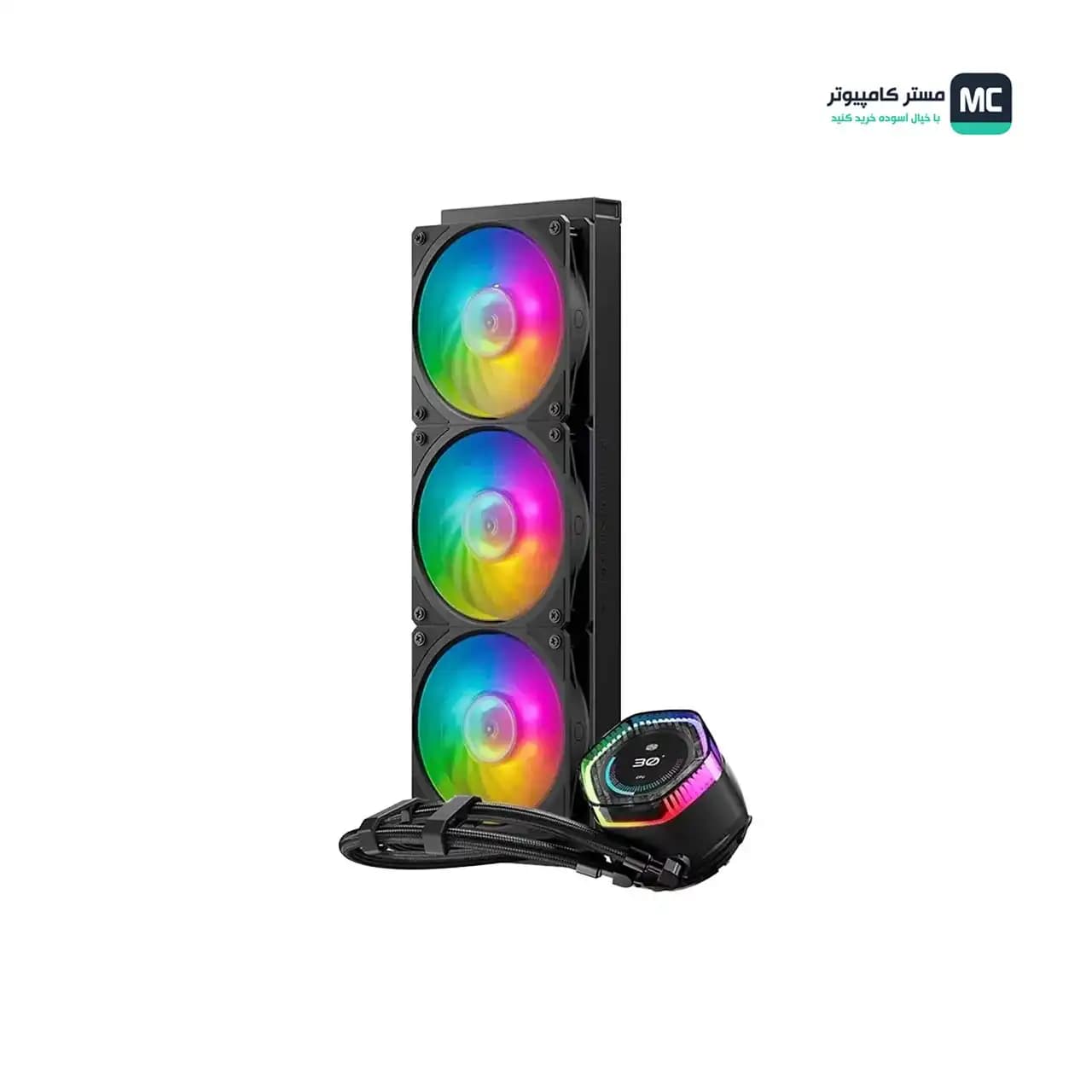 خنک کننده مایع کولر مستر MASTERLIQUID 360 ION BLACK — تصویر ۱۰