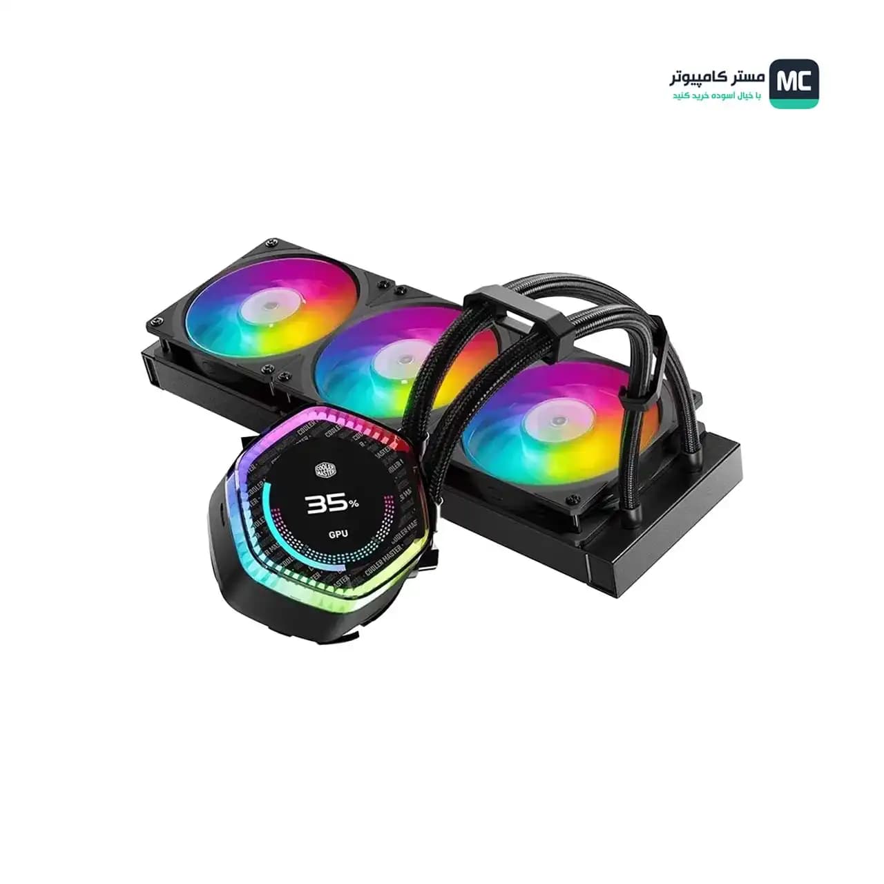 خنک کننده مایع کولر مستر MASTERLIQUID 360 ION BLACK — تصویر ۱۲