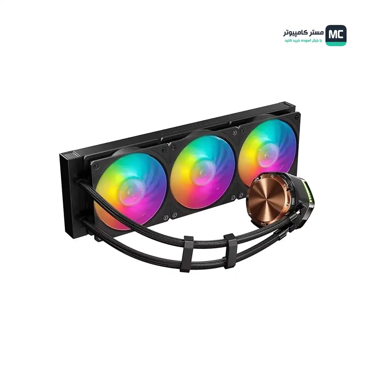 خنک کننده مایع کولر مستر MASTERLIQUID 360 ION BLACK — تصویر ۳