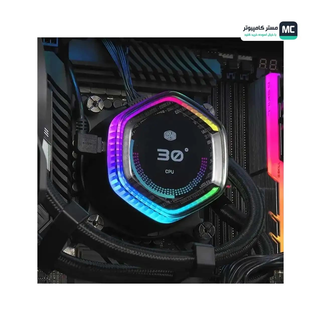 خنک کننده مایع کولر مستر MASTERLIQUID 360 ION BLACK — تصویر ۶