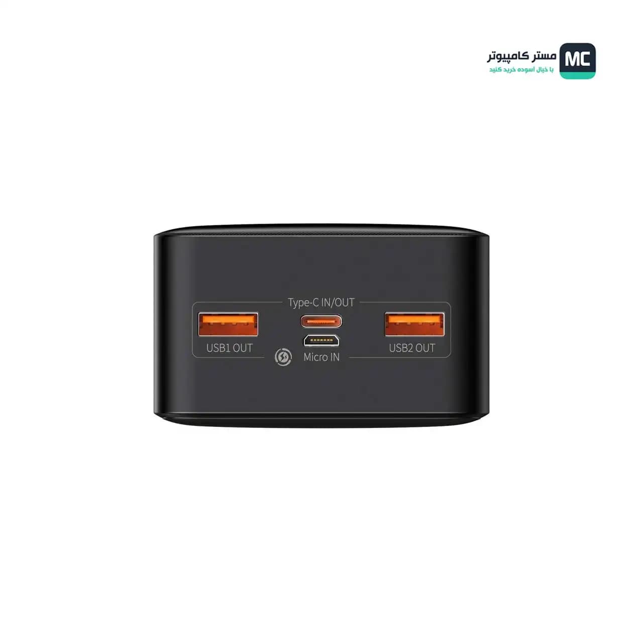 پاوربانک باسئوس مدل Bipow Power Bank Display Fast Charge Power Bank 30000mAh 20W — تصویر ۴