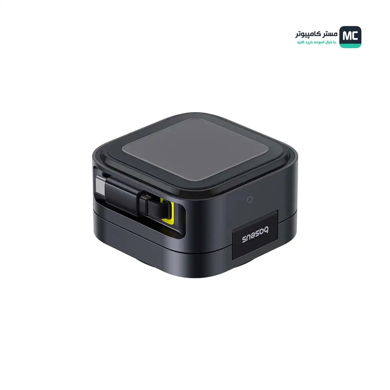 شارژر وایرلس 15 وات و هولدر موبایل مگنتی رومیزی باسئوس Baseus PicoGo Series 2-in-1 Magnetic Wireless Charger Qi2 67W — تصویر ۱۲
