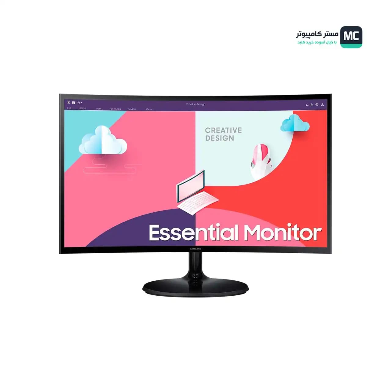 مانیتور خمیده 24 اینچ سامسونگ مدل LS24C360EAMXUE — تصویر ۷