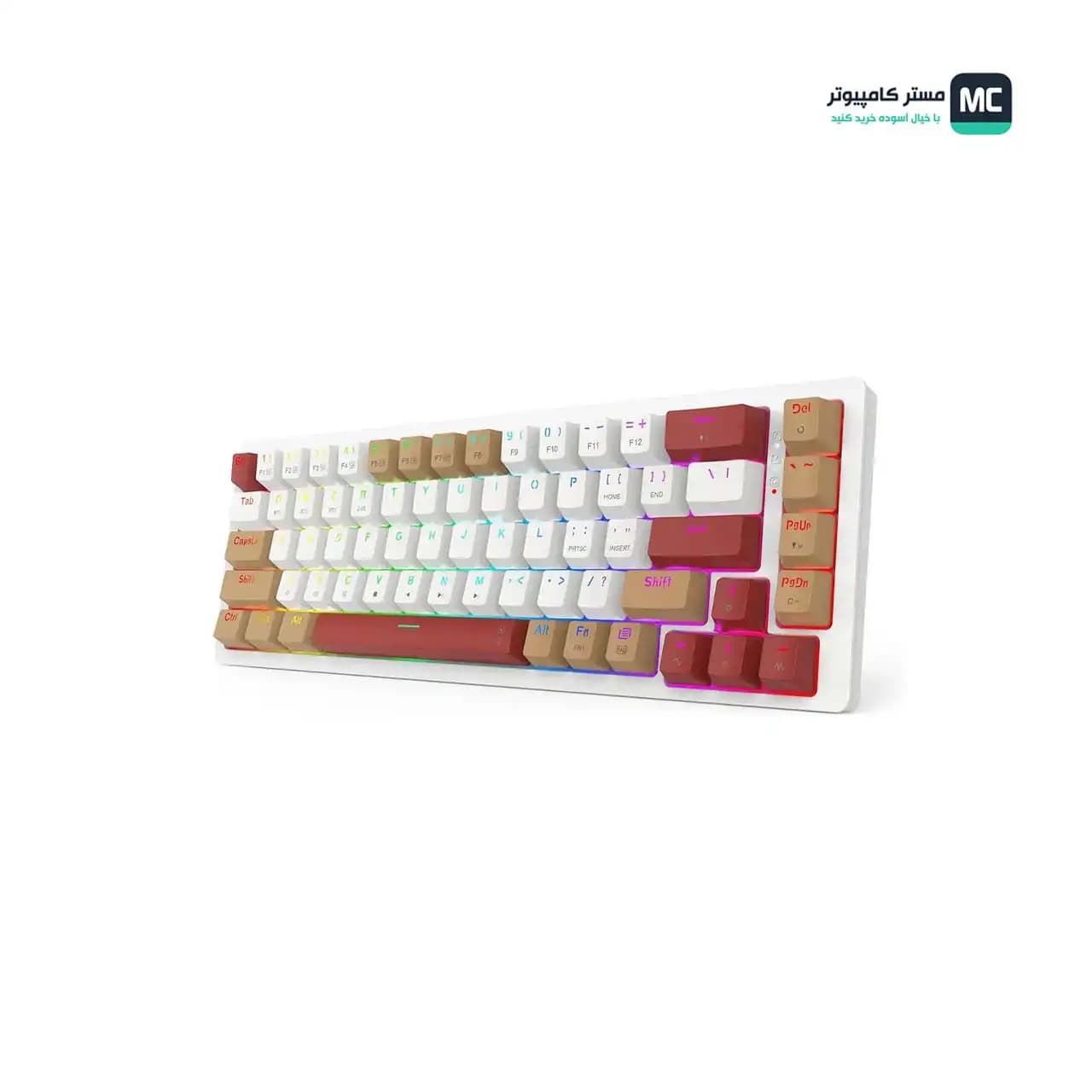 کیبورد بی سیم مکانیکال گیمینگ ردراگون RAMMUS K677 WLR PRO — تصویر ۵