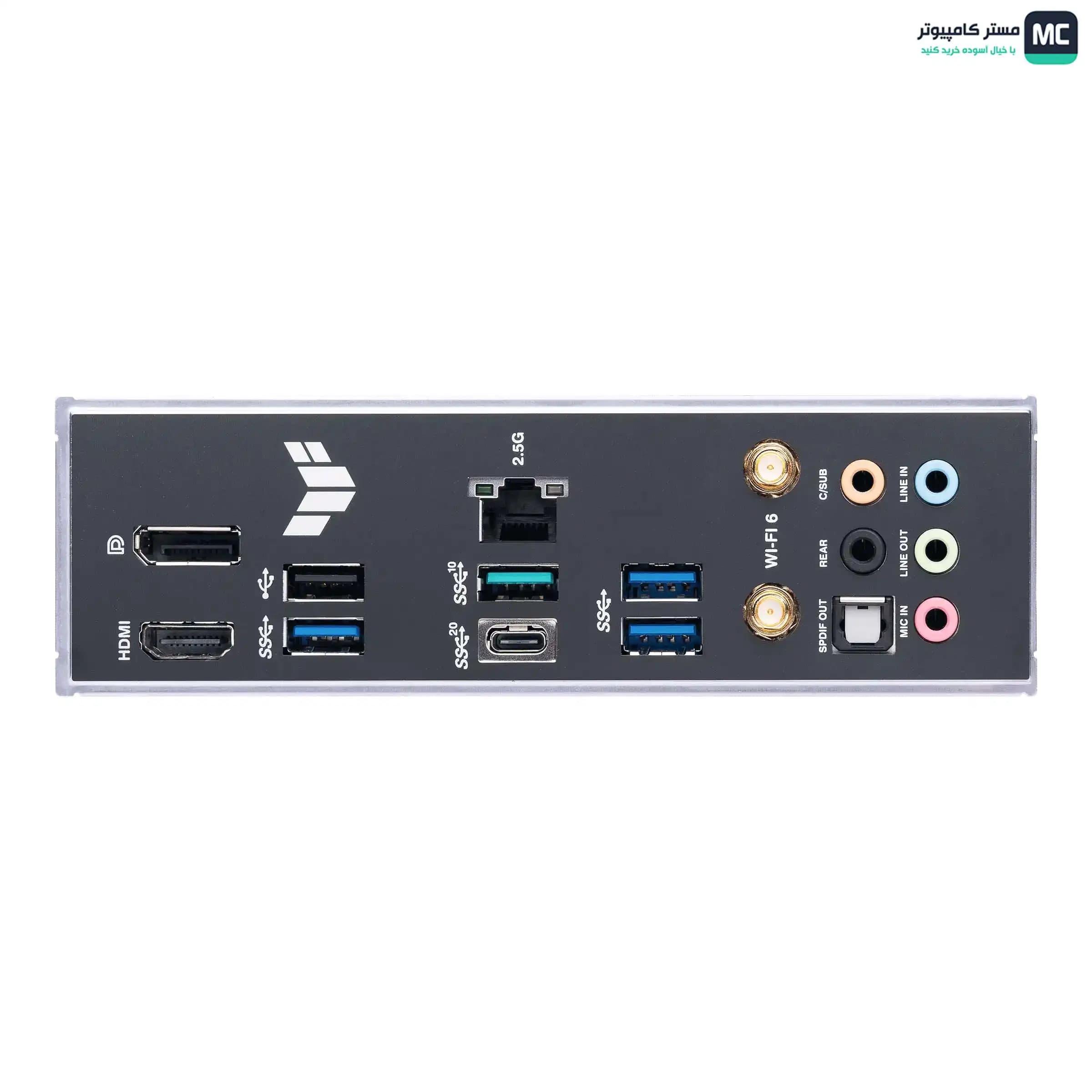 مادربرد ایسوس TUF GAMING B760-PLUS WIFI DDR5 (درحدنو) — تصویر ۱۲