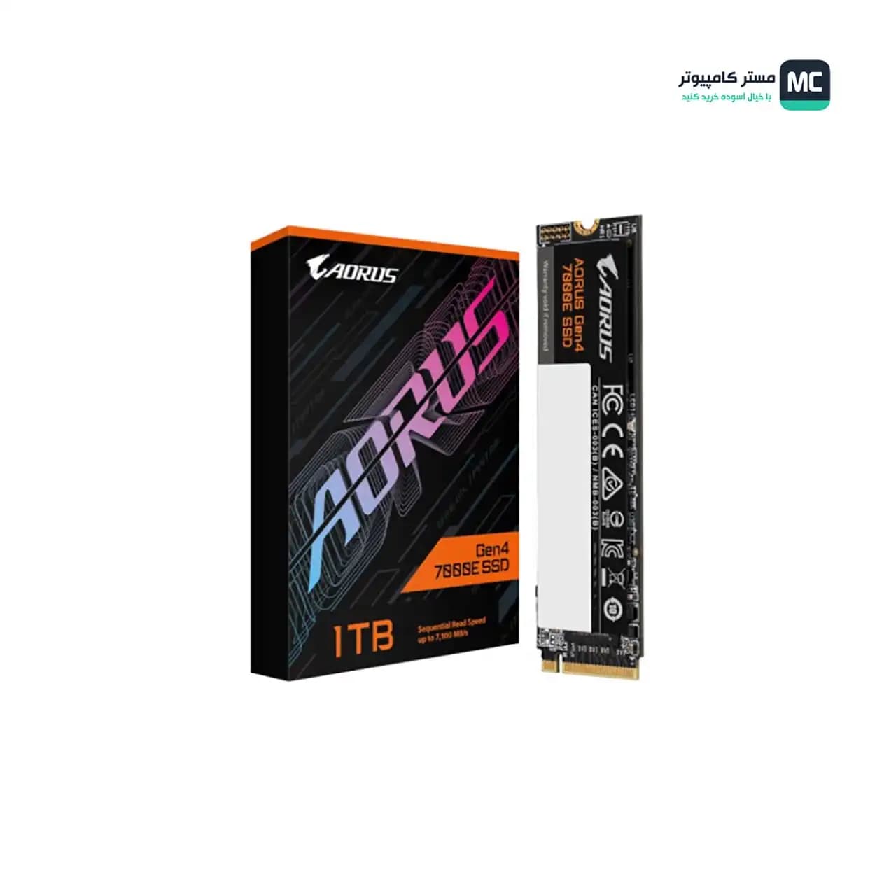 اس اس دی گیگابایت GIGABYTE AORUS Gen4 7300 1TB (GP-AG4731TB) — تصویر ۲