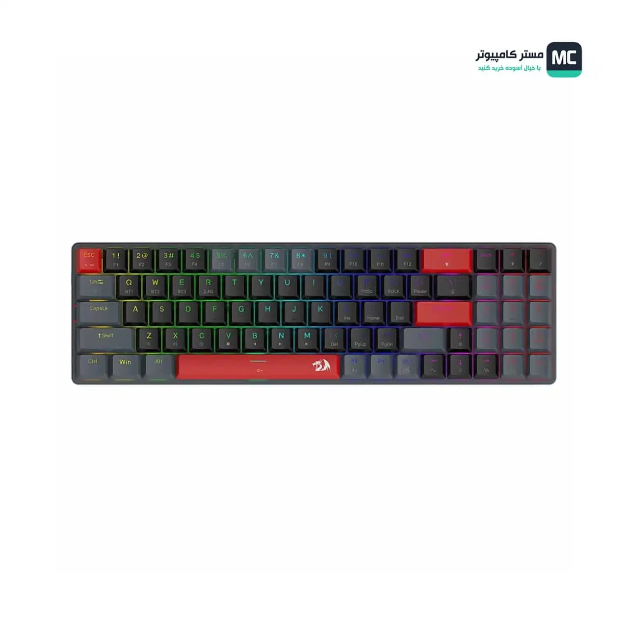 کیبورد بی سیم مکانیکال گیمینگ ردراگون ASHE PRO K626 RBG — تصویر ۶