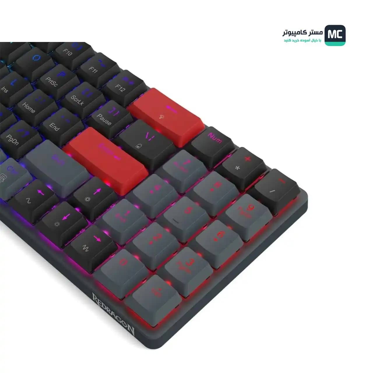 کیبورد بی سیم مکانیکال گیمینگ ردراگون ASHE PRO K626 RBG — تصویر ۱۰