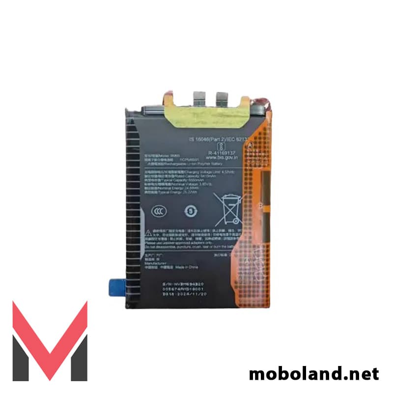 باتری اصلی شیائومی Xiaomi Poco X7 Pro مدل BM69 — تصویر ۶