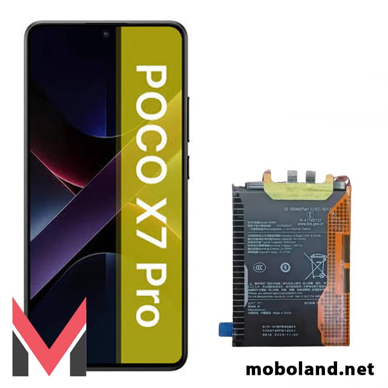 باتری اصلی شیائومی Xiaomi Poco X7 Pro مدل BM69