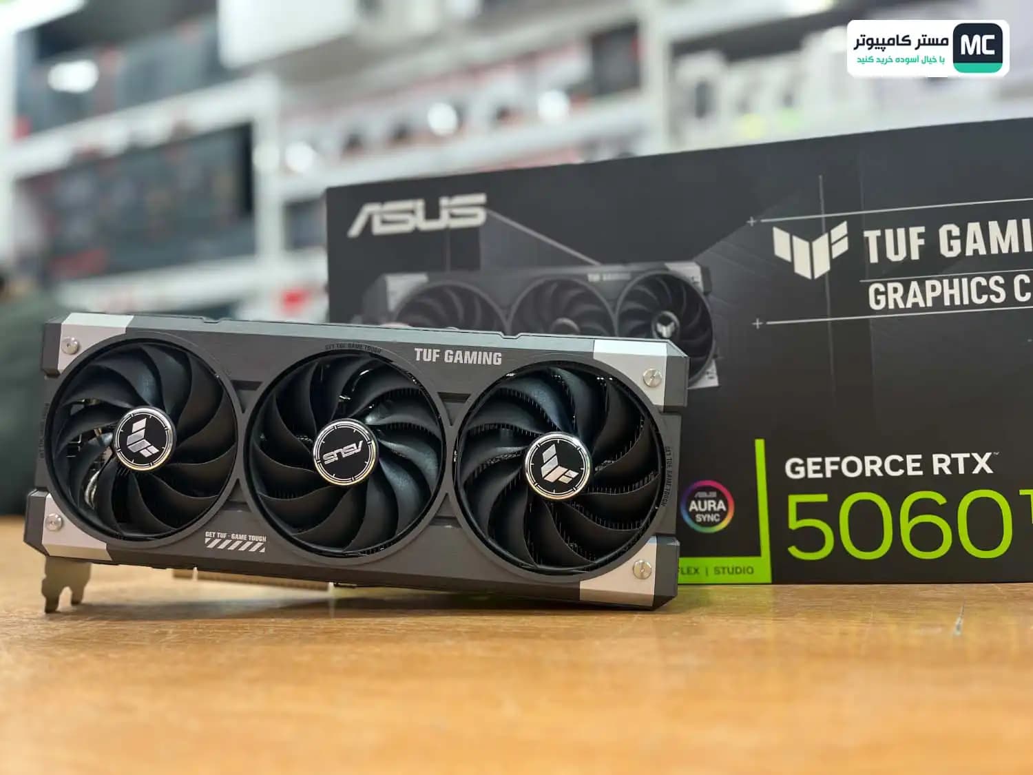 کارت گرافیک ایسوس مدل TUF GAMING GeForce RTX 5060 TI 16GB GDDR7 OC Edition (اوپن باکس) — تصویر ۲