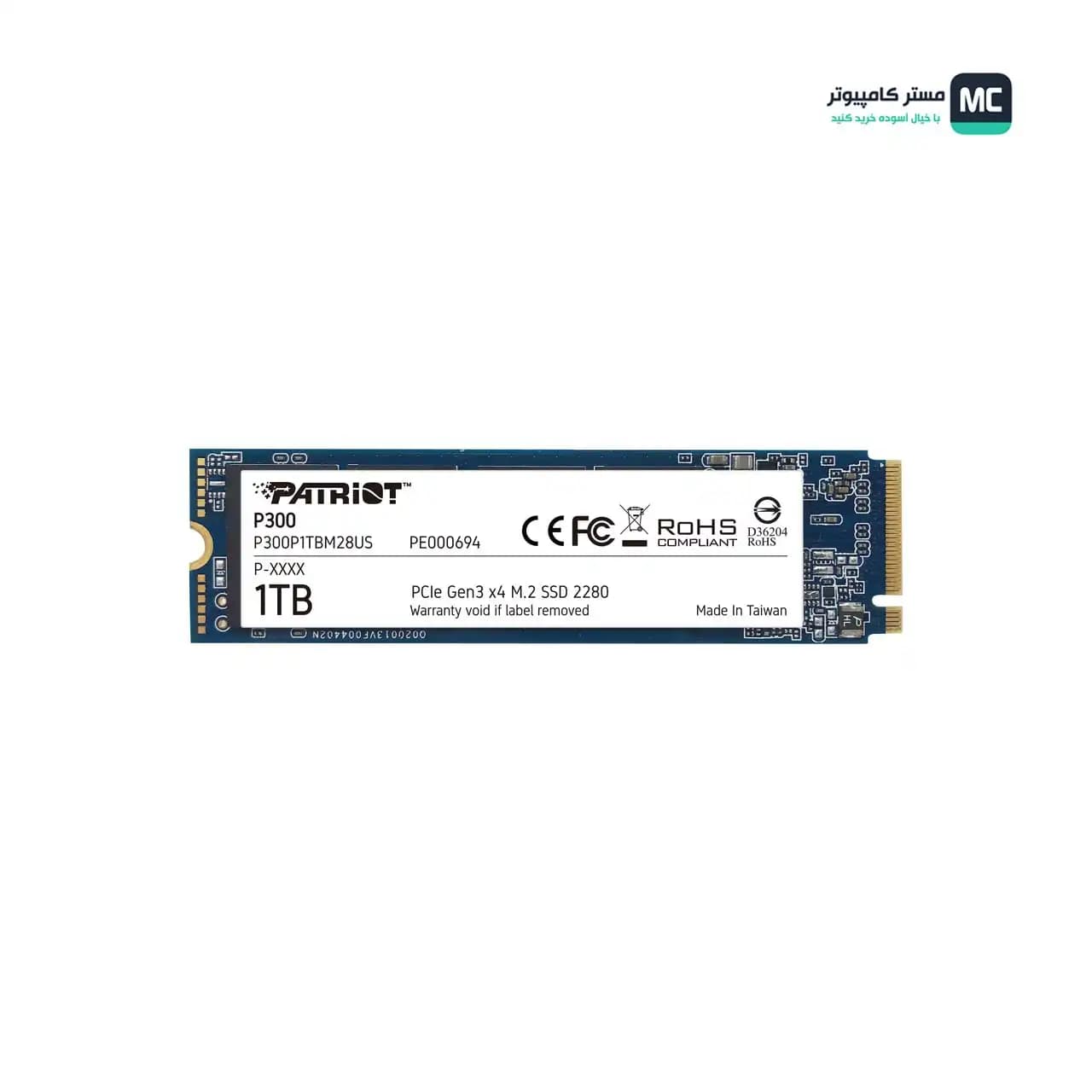 اس اس دی اینترنال پتریوت مدل P300 1TB M.2