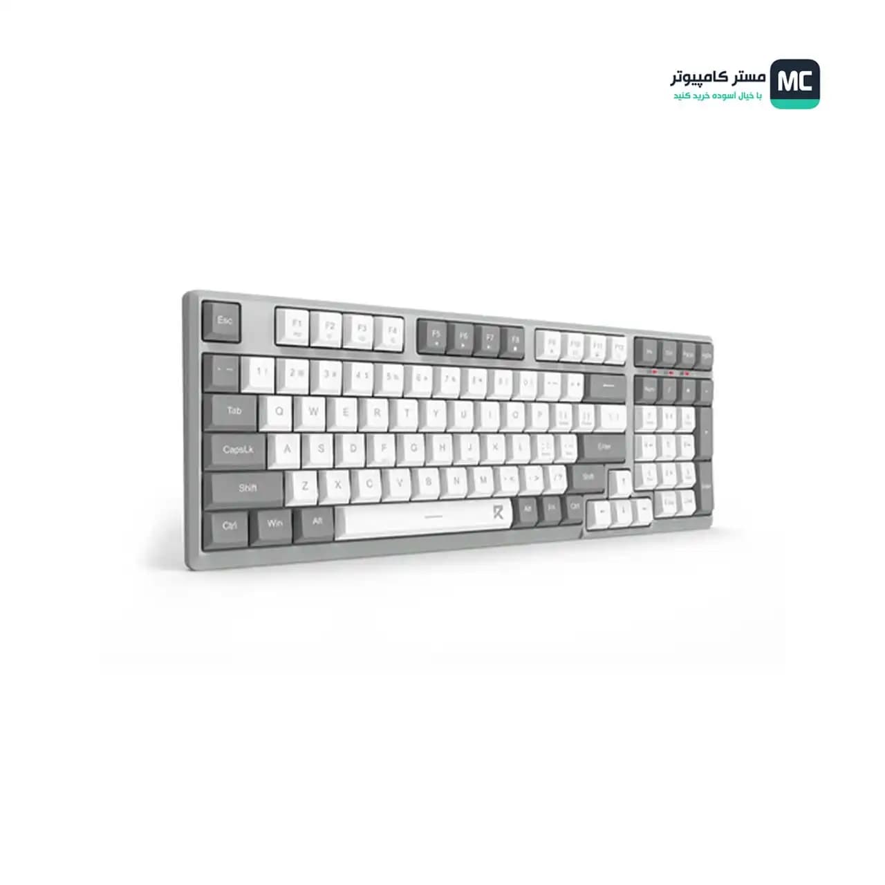 کیبورد بی سیم اداری ردراگون BK7114 White/Grey — تصویر ۲