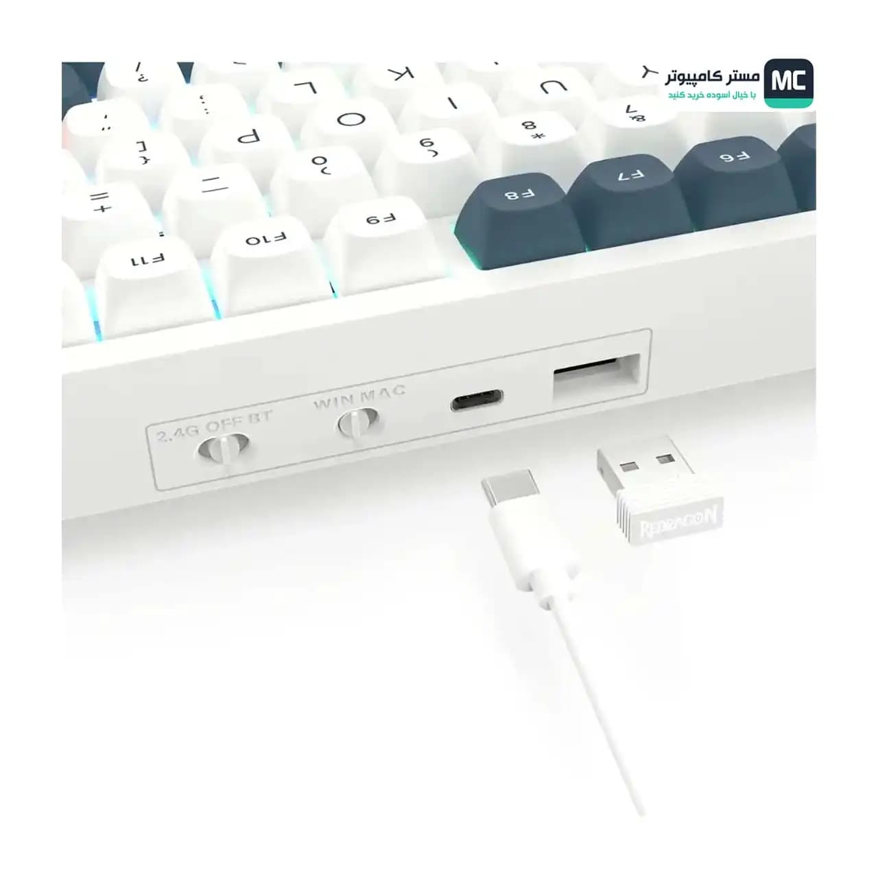 کیبورد بی سیم مکانیکال گیمینگ ردراگون FLAMBERGE K723 WBR PRO — تصویر ۱۲