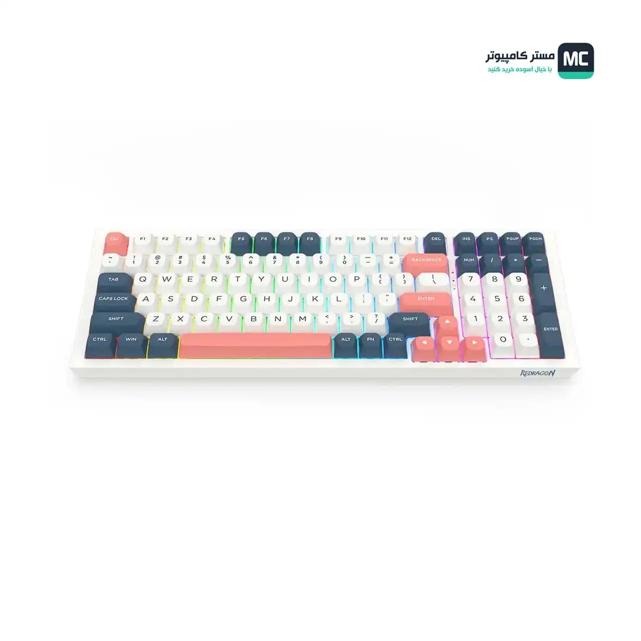 کیبورد بی سیم مکانیکال گیمینگ ردراگون FLAMBERGE K723 WBR PRO — تصویر ۲