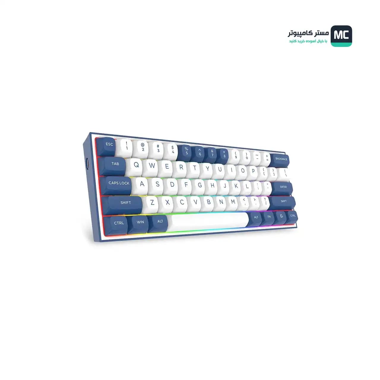 کیبورد بی سیم گیمینگ ردراگون ALCOR QMK K717 PRO — تصویر ۲
