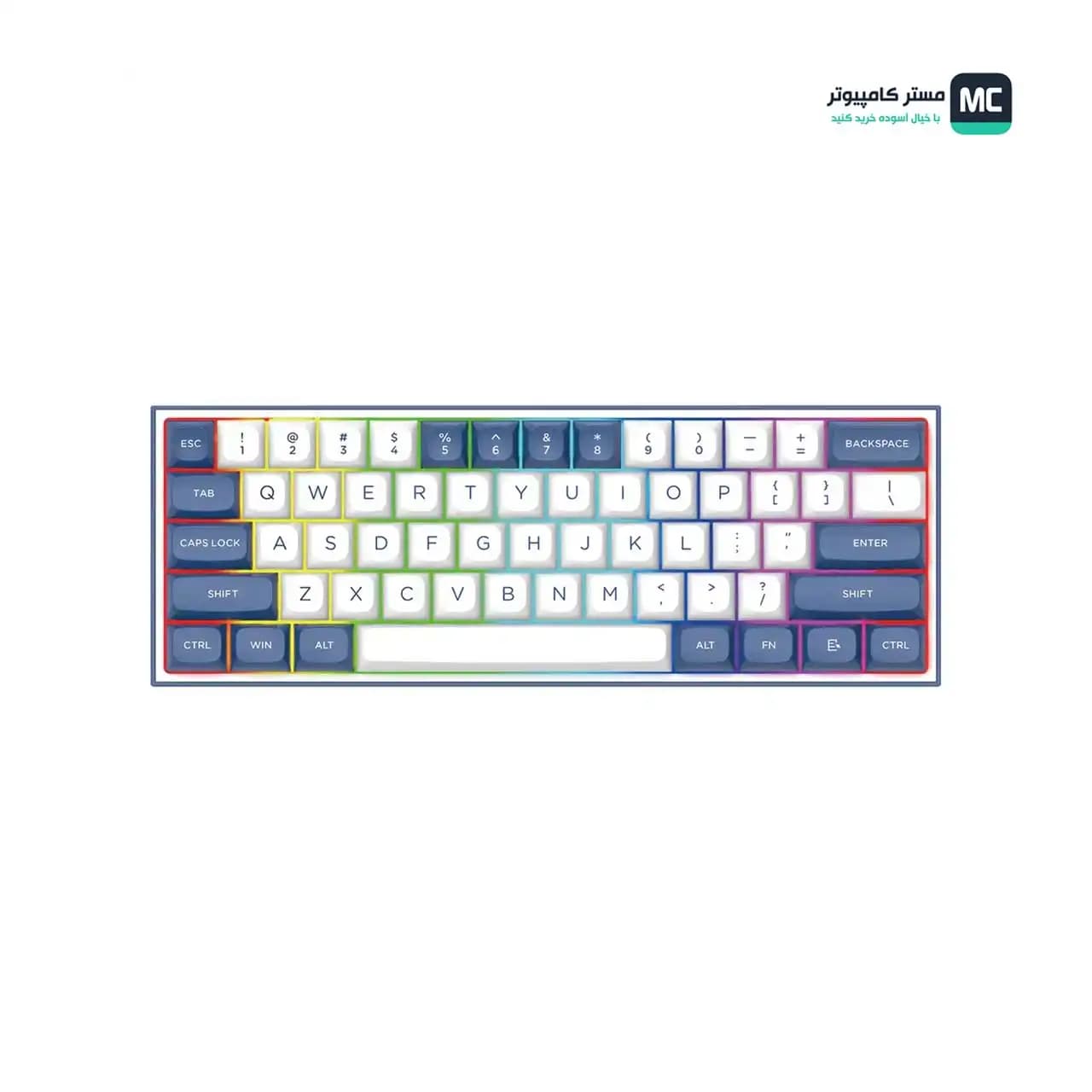 کیبورد بی سیم گیمینگ ردراگون ALCOR QMK K717 PRO