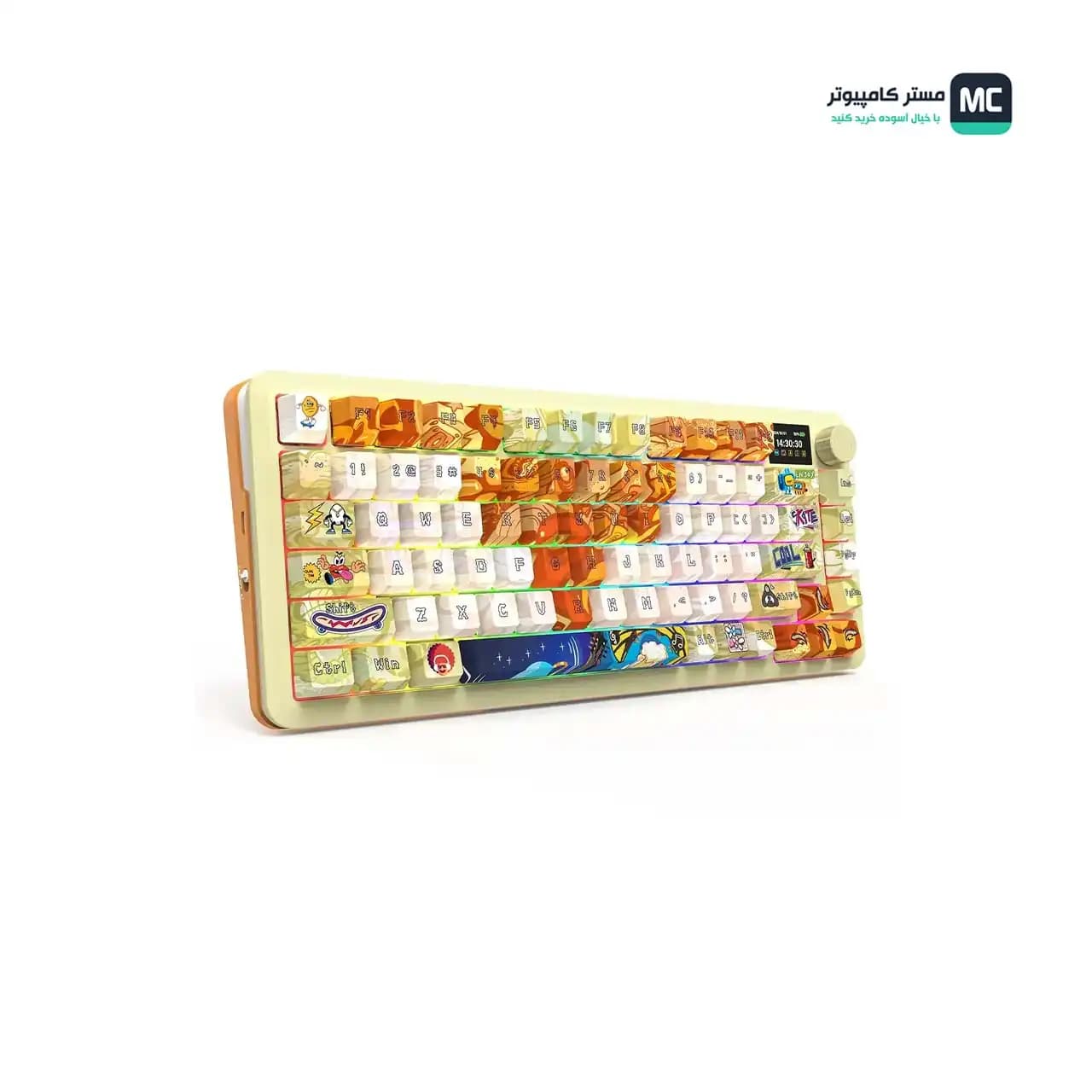 کیبورد بی سیم گیمینگ ردراگون FLEKACT K708 GF PRO RGB — تصویر ۶