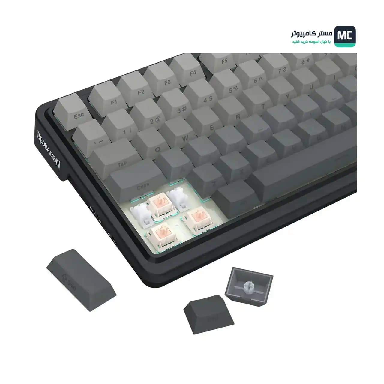 کیبورد بی سیم مکانیکال گیمینگ ردراگون EISA K686 PRO SP — تصویر ۳