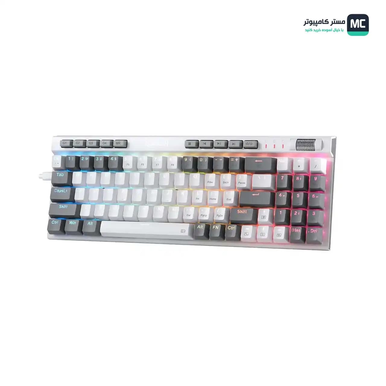 کیبورد مکانیکال گیمینگ ردراگون MAGIC WAND SE K655 White/Grey