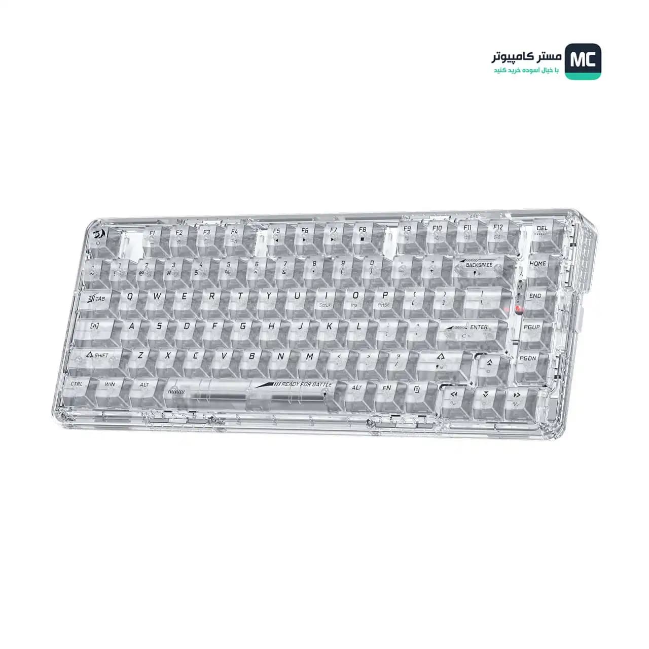 کیبورد بی سیم مکانیکال گیمینگ ردراگون ELF PRO K649-CT White — تصویر ۲