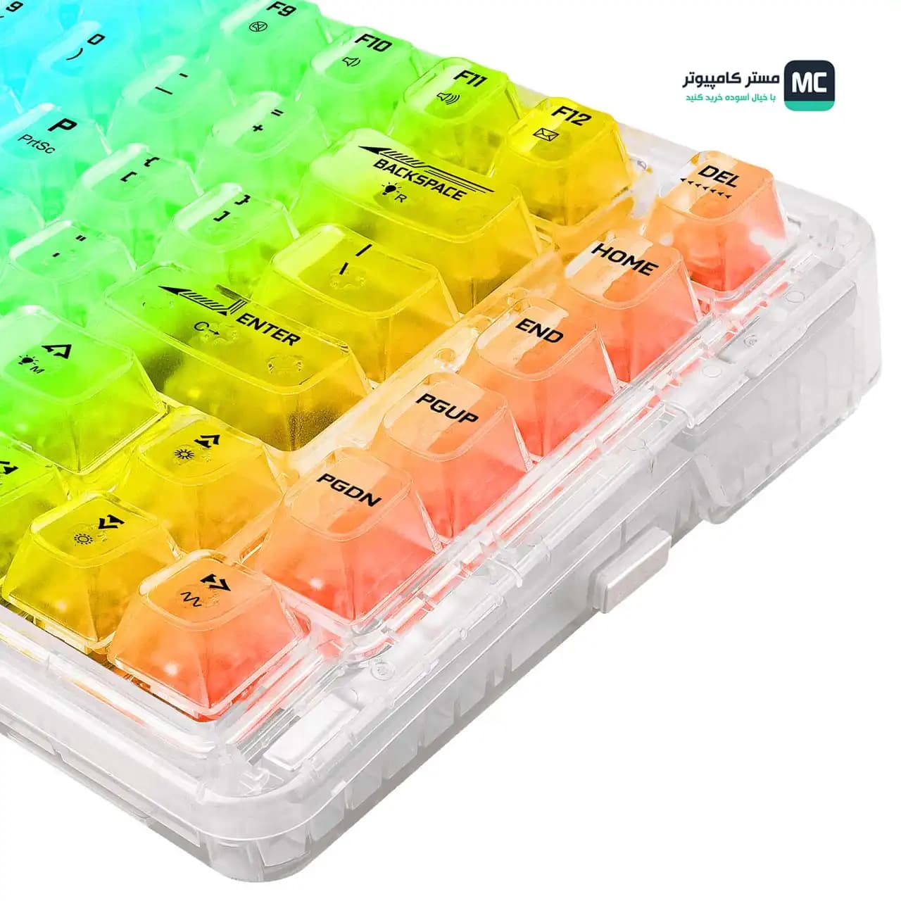 کیبورد بی سیم مکانیکال گیمینگ ردراگون ELF PRO K649-CT White — تصویر ۶