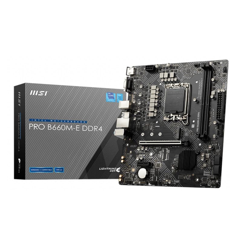 مادربرد ام اس آی MOTHERBOARD MSI PRO B660M E DDR4 — تصویر ۵