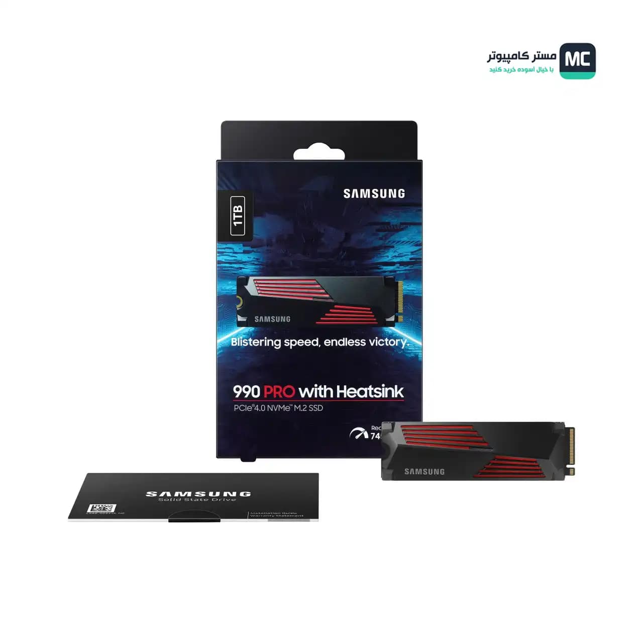 حافظه اس اس دی سامسونگ 990PRO with Heatsink 1TB — تصویر ۳