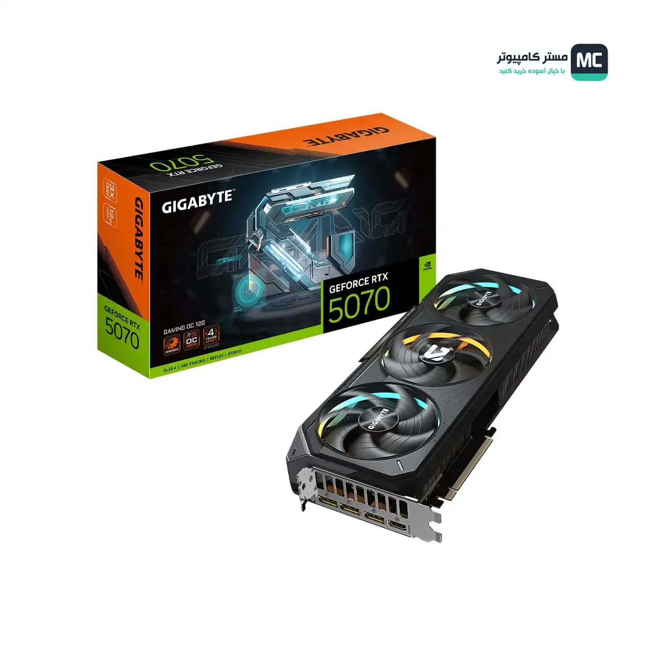کارت گرافیک گیمینگ گیگابایت مدل GIGABYTE RTX 5070 GAMING OC 12G — تصویر ۲