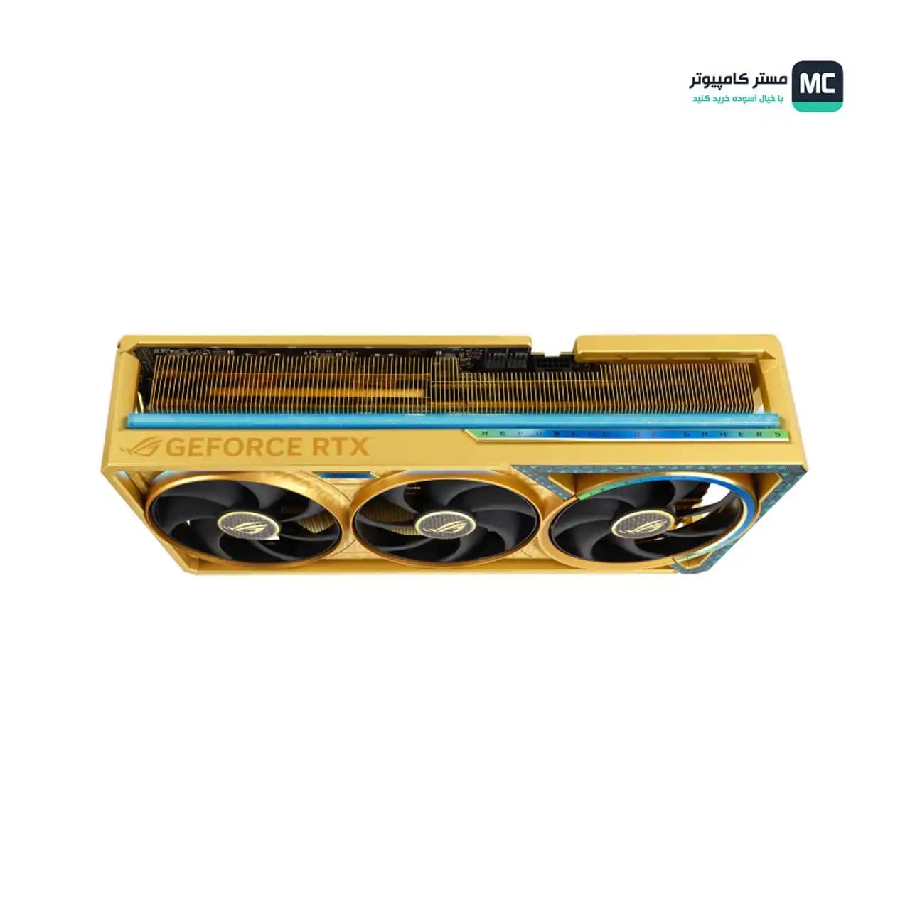 کارت گرافیک ایسوس مدل ROG Astral GeForce RTX 5080 Dhahab OC Edition 16GB GDDR7 — تصویر ۶