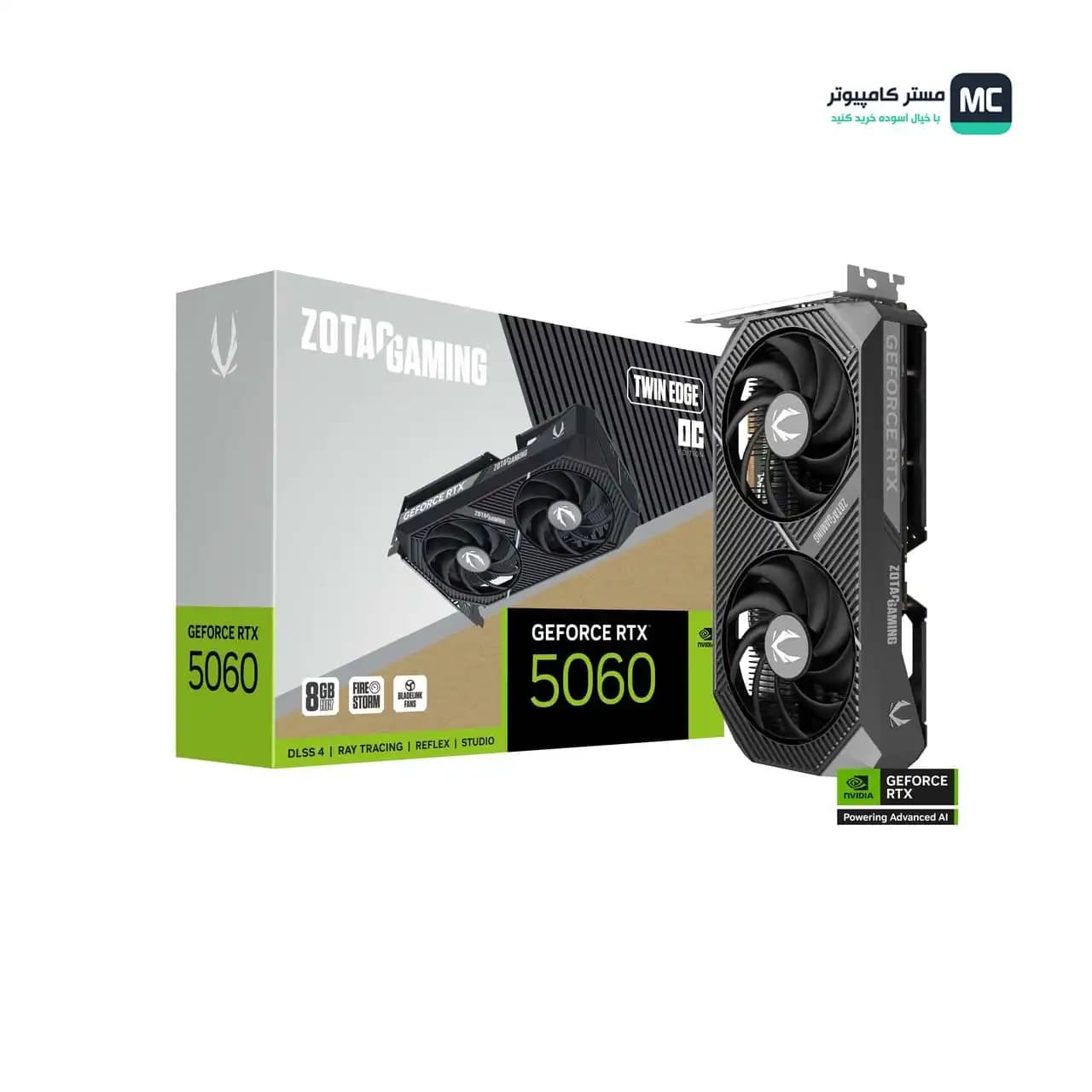 کارت گرافیک زوتک مدل GeForce RTX 5060 Twin Edge 8GB — تصویر ۸