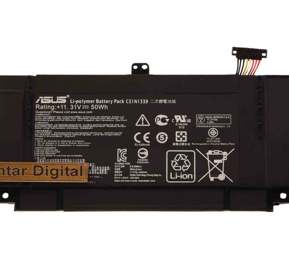 باتری اورجینال لپ تاپ ایسوس Asus UX303 / UX303L — تصویر ۸