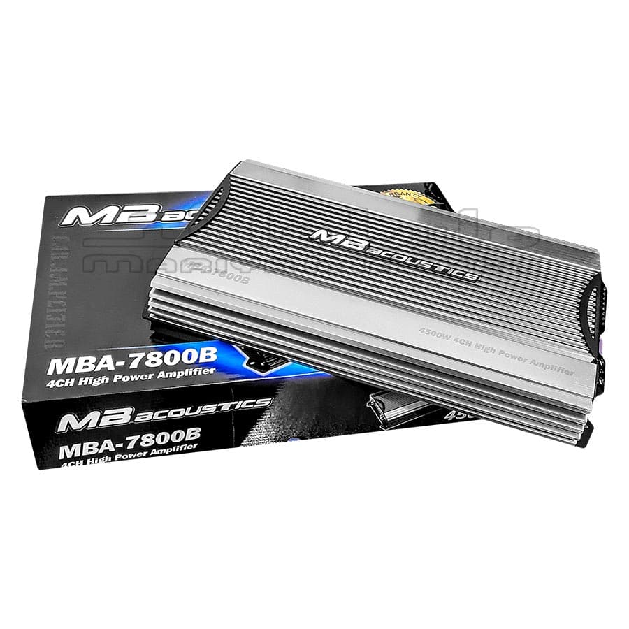 آمپلی فایر 4 کانال ام بی اکوستیک مدل MB-Acoustics MBA7800 — تصویر ۲