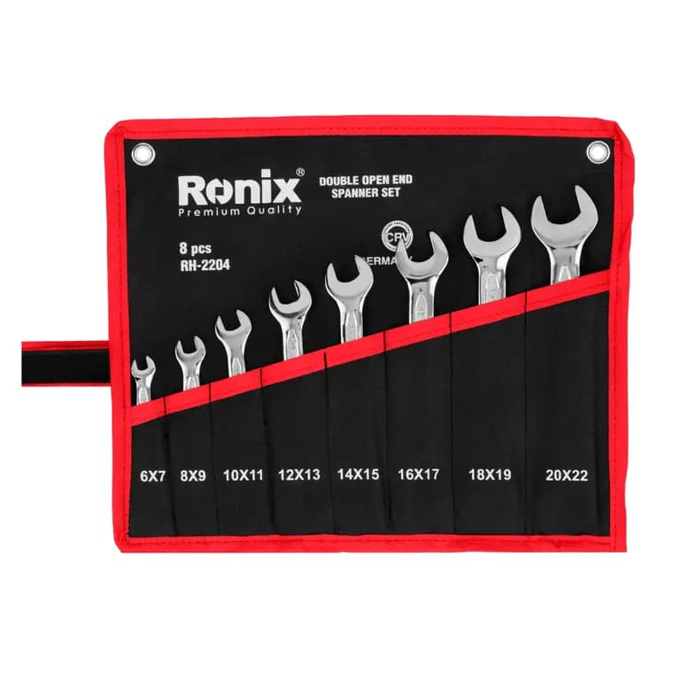 ست 8 عددی آچار دو سر تخت رونیکس مدل RH-2204 — تصویر ۸