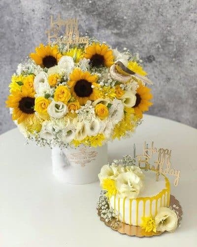 ایده برای خرید گل و کیک تولد نوجوان دختر