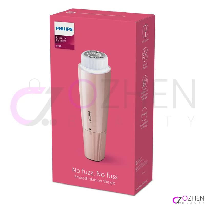 ماشین اصلاح شیور صورت بانوان فیلیپس Philips Facial Hair Remover 5000 Series — تصویر ۶