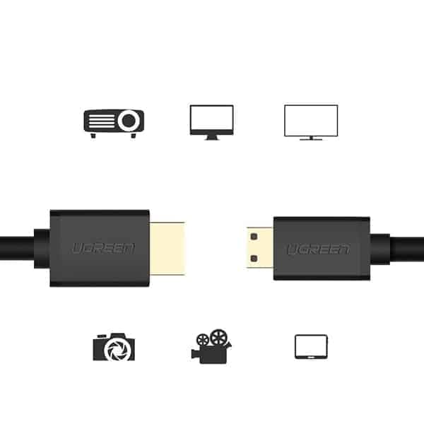 کابل تبدیل Mini HDMI به HDMI یوگرین مدل HD108 کد 11167 — تصویر ۱۱