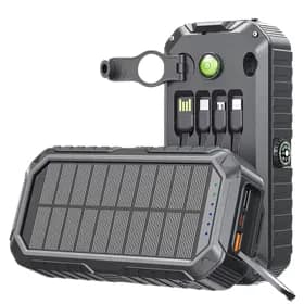 پاوربانک خورشیدی گرین لاین مدل solar mate ظرفیت 20000 میلی آمپر ساعت — تصویر ۴