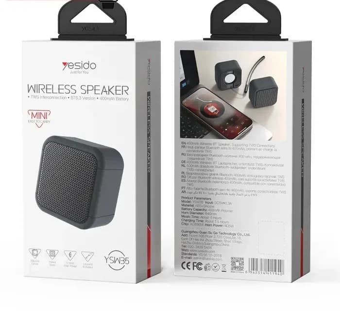 اسپیکر بلوتوثی مینی یسیدو YESIDO YSW35 — تصویر ۱۱