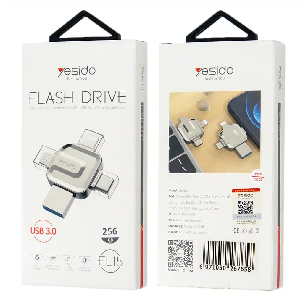 فلش یسیدو YESIDO-FL15-256GB — تصویر ۴