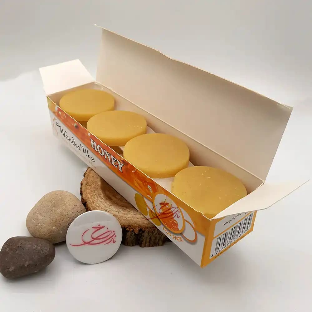 وکس سکه ای صورت واندر وکس Wonder Wax مدل عسل 400 گرمی — تصویر ۵