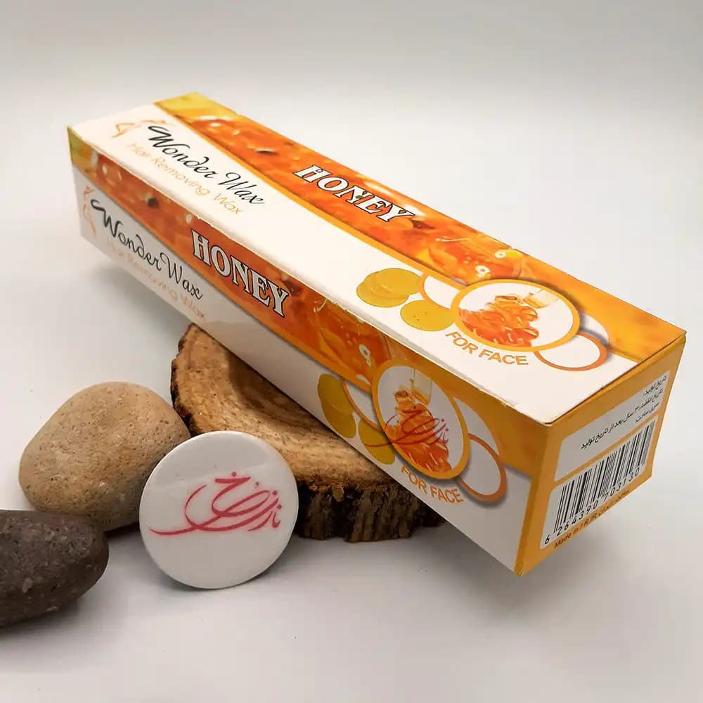 وکس سکه ای صورت واندر وکس Wonder Wax مدل عسل 400 گرمی